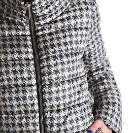 Cappotto donna elegante pied-de-poule