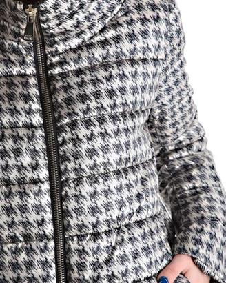 Cappotto donna elegante pied-de-poule