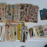 Lotto 423 figurine stikers anni 80