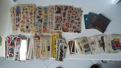 Lotto 423 figurine stikers anni 80