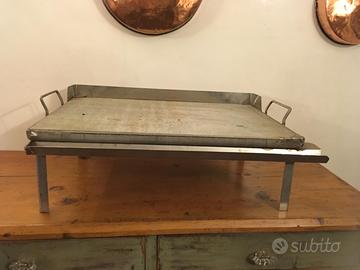 Piastra pietra ollare porosa su misura mai usata