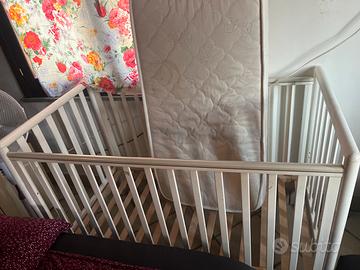 Lettino bambini con materasso