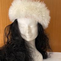 Cappello Pelliccia Toscano Bianco Vintage