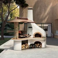 BARBECUE PALAZZETTI IN GIARDINO LEGNA CARBONELLA