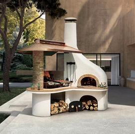 BARBECUE PALAZZETTI IN GIARDINO LEGNA CARBONELLA