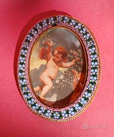 Cornice d'epoca in micromosaico italiano
