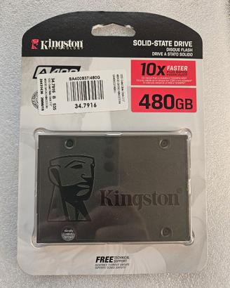 SSD Kingston A400 480GB SATA 3 - NUOVO SIGILLATO