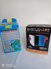 cartucce e spugne filtranti per acquario 