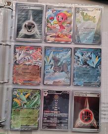 lotto 100 carte luce nera e fuoco bianco ITA 