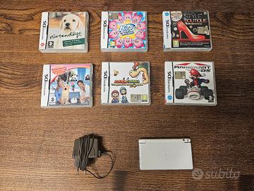 Nintendo DS lite bianco completo di giochi
