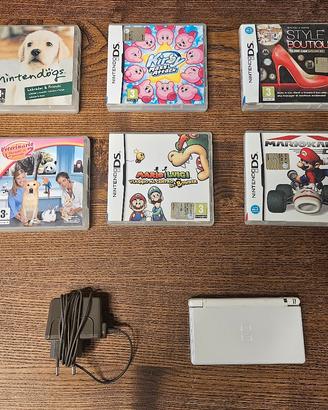 Nintendo DS lite bianco completo di giochi