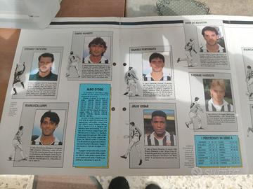Poster Vintage Juventus 1990/91 - Squadra Completa