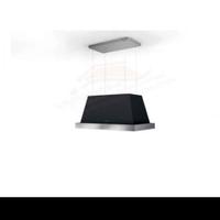 Cappa Faber a sospensione in acciaio nera