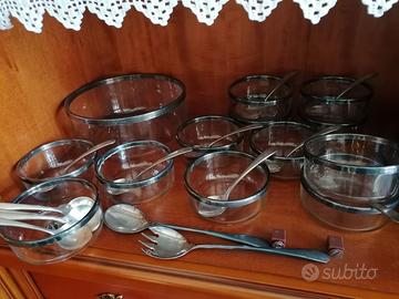 SET da macedonia gelato in SILVER PLATED Sheraton