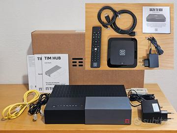BUNDLE Modem Router TIM HUB + Decoder Android TV