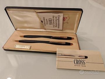 SET PENNA A SFERA + MATITA CROSS