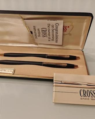 SET PENNA A SFERA + MATITA CROSS