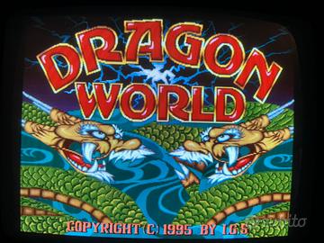 SHANGHAI SCHEDA JAMMA ARCADE DRAGON WORLD GAME