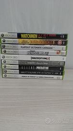 Lotto 9 giochi Xbox 360 Action