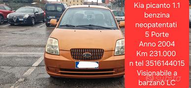 Kia picanto 1.1 benzina neopatentati 5 porte