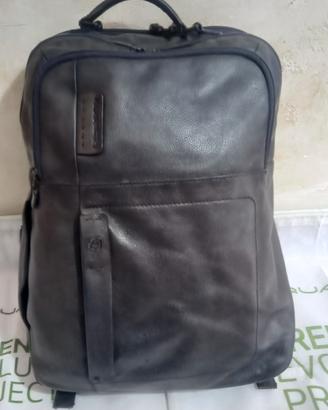 grande Zaino piquadro blue in pelle 