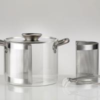 KnIndustrie The Glass Pot Pentola in Vetro + Extra