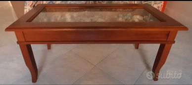 Tavolino a Vetrinetta Vintage per esposizioni 100%