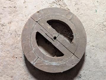 Puleggia in legno anni 30