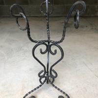 Portavaso in ferro battuto