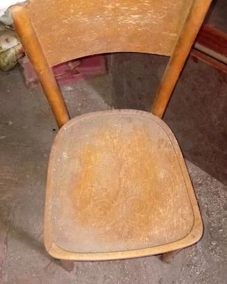 Sedie decorate vintage