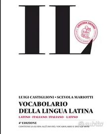 Vocabolario latino IL Castiglioni Mariotti nuovo 