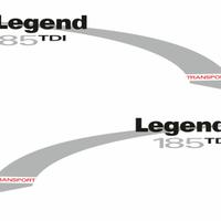 Adesivi trattore LANDINI LEGEND 185TDI