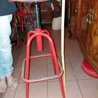 sgabello girevole vintage