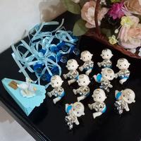 Bomboniera nascita maschio vintage 21 pezzi 