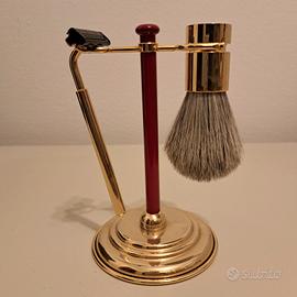 Set da Rasatura vintage su supporto da tavolo