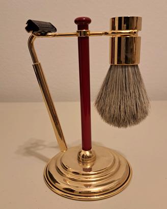 Set da Rasatura vintage su supporto da tavolo