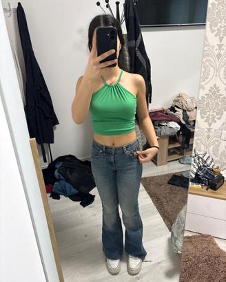 top intrecciata dietro