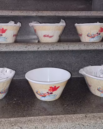 6 pezzi tazza Kellogg'S ciotola cereali infrangibi