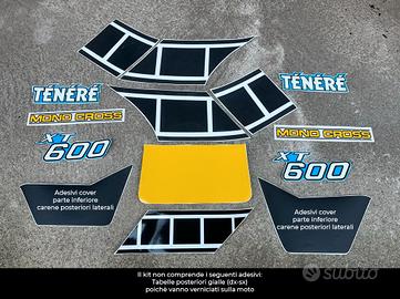 Adesivi YAMAHA XT 600 Z Ténéré 1983/1985 34L