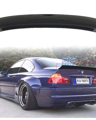 SPOILER BMW E46 COUPE 98-05 NERO LUCIDO DUCK TAIL