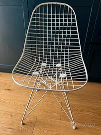 Sedie vitra wire chairs originali anni ‘50