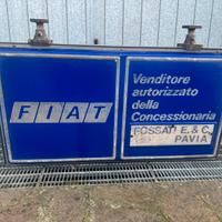 Insegna luminosa vintage Fiat