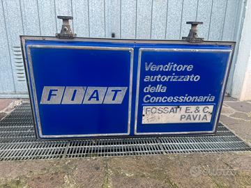Insegna luminosa vintage Fiat