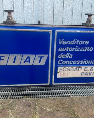 Insegna luminosa vintage Fiat