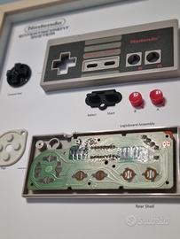 Quadro joystick Nintendo NES dissasemblato - Fatto