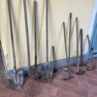 Zappa o pala o piccone giardino vintage