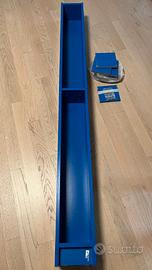 Scaffale IKEA GNEDBY blu 202cm porta CD/libri