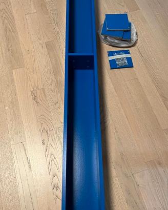 Scaffale IKEA GNEDBY blu 202cm porta CD/libri