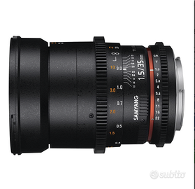 Obiettivo Samyang F 35mm CINE LENS