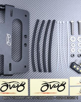 Portatarga corto BMW S1000R S1000RR HP4 2009 2020